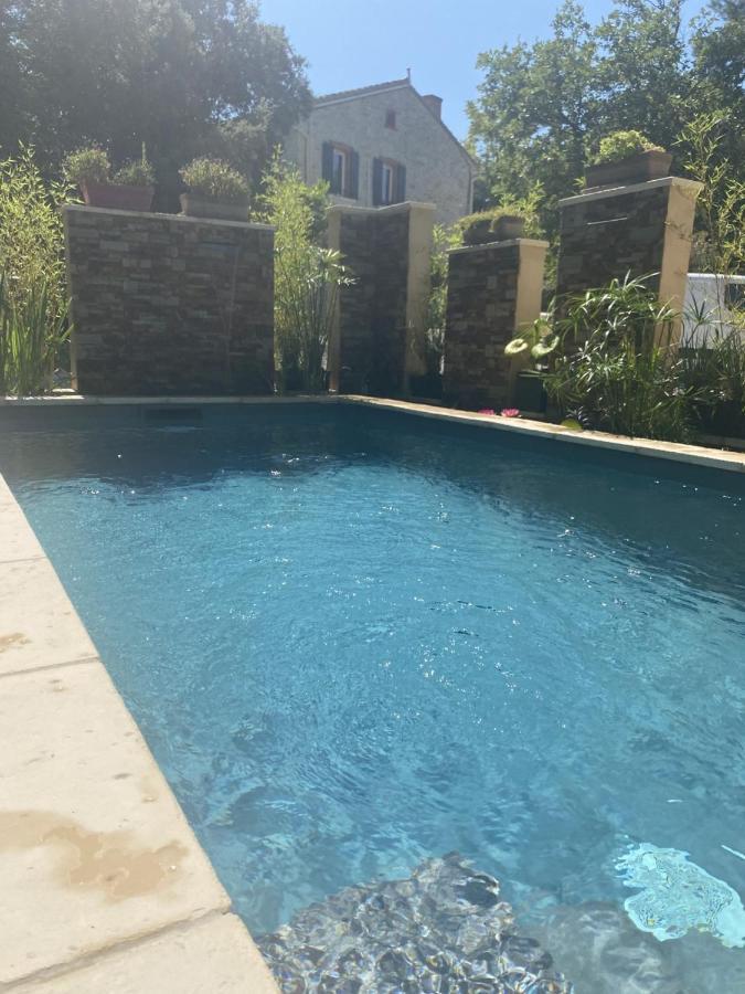 La Suite De Charme Du Mas De La Fontaine De Jonquier Avec Spa Privatif Séguret Exterior photo
