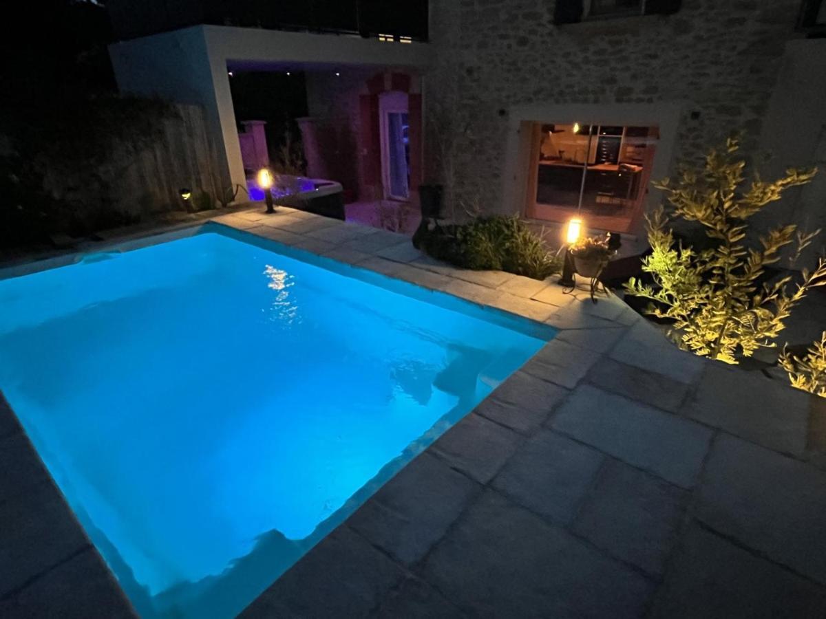 La Suite De Charme Du Mas De La Fontaine De Jonquier Avec Spa Privatif Séguret Exterior photo